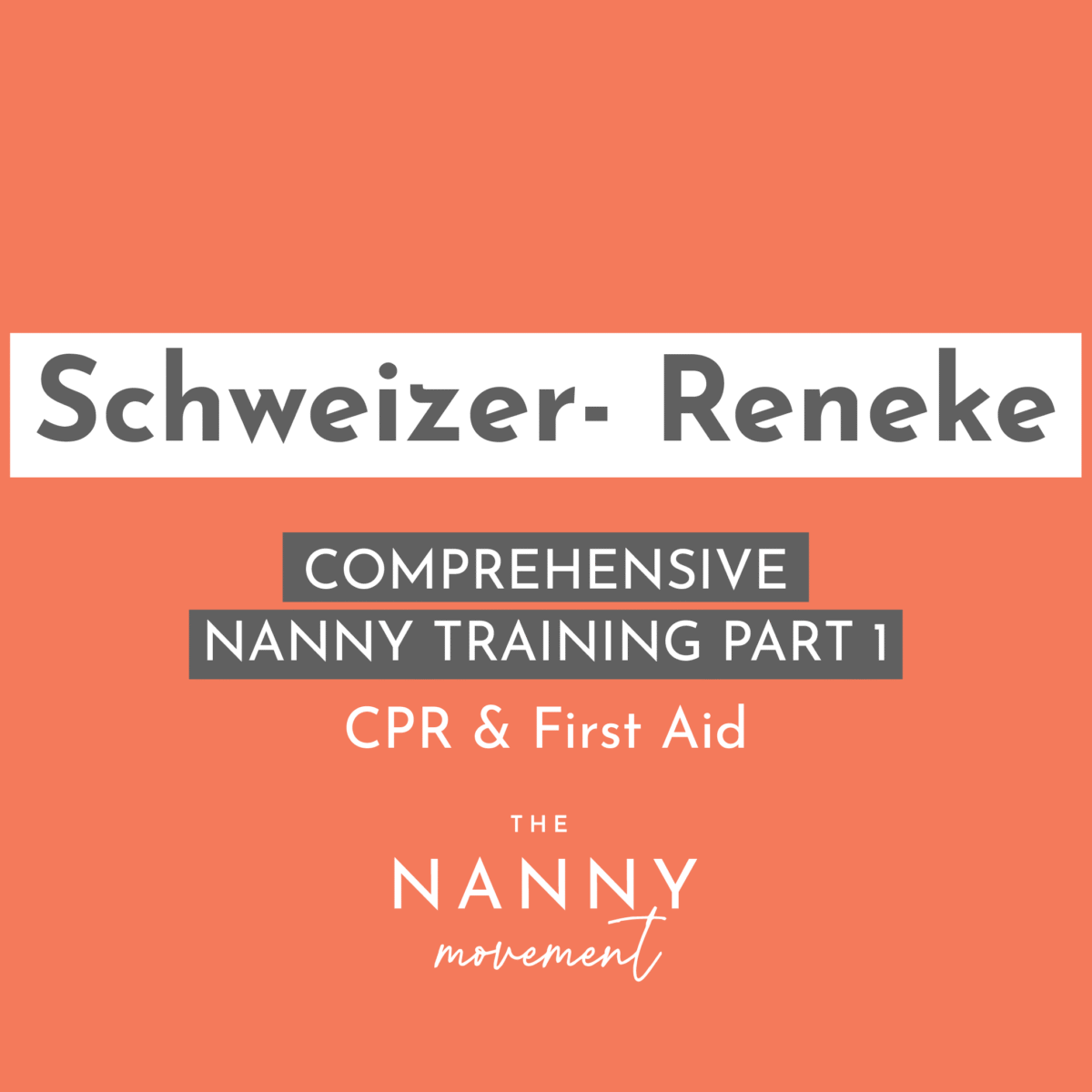 Nanny training