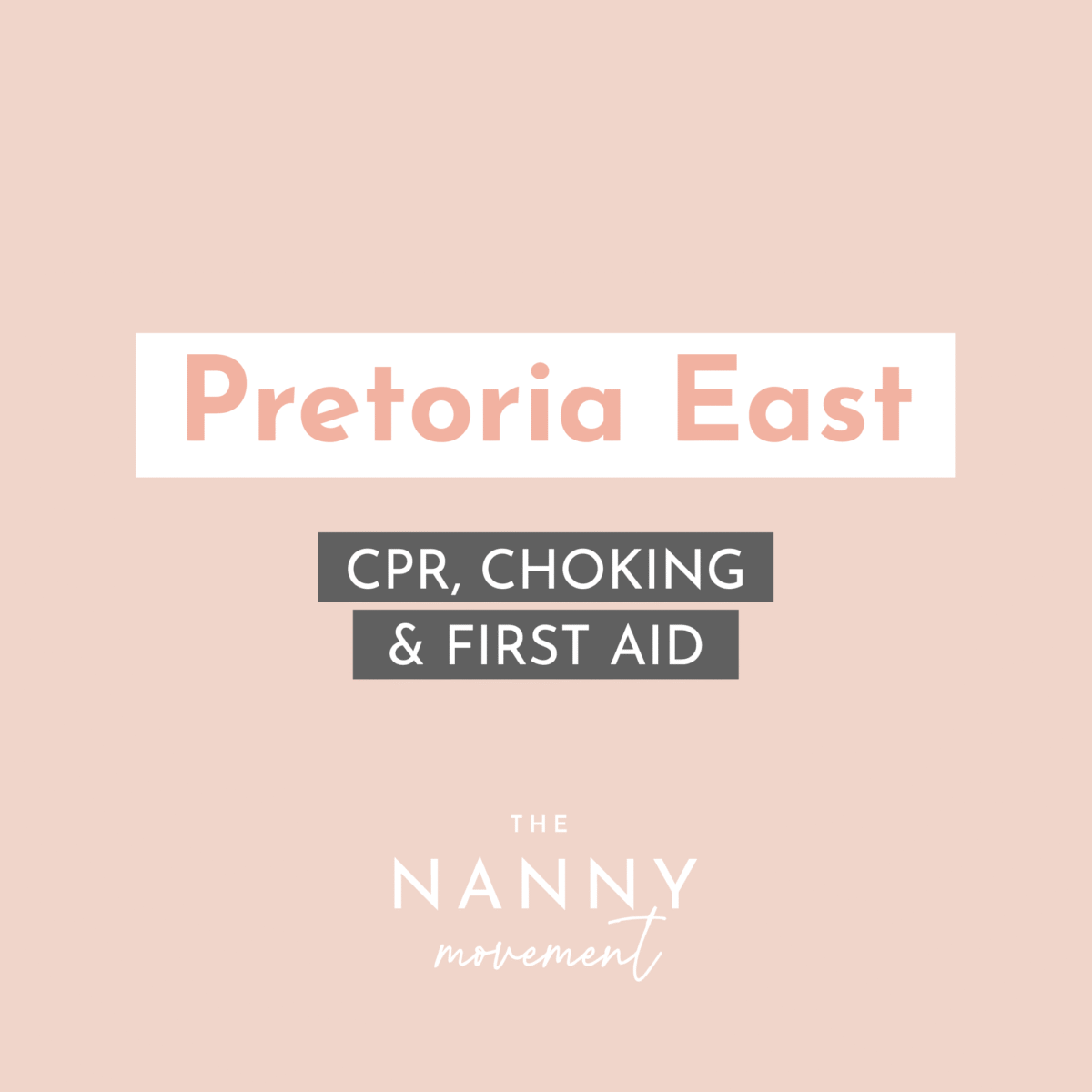 30 July - Pretoria East CPR & First Aid Training
