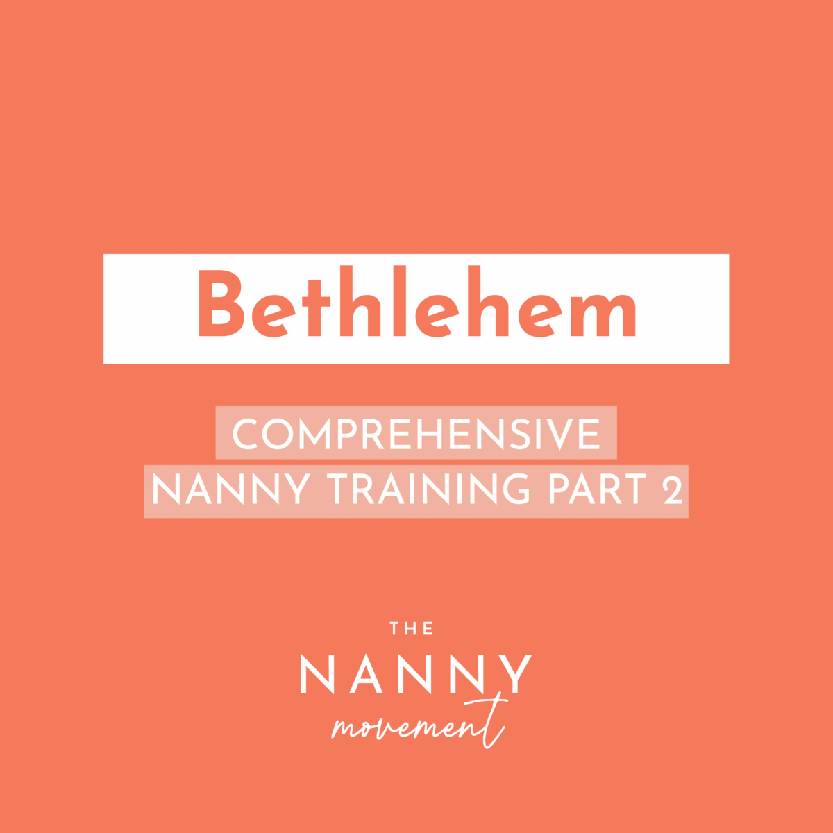 Nanny Training