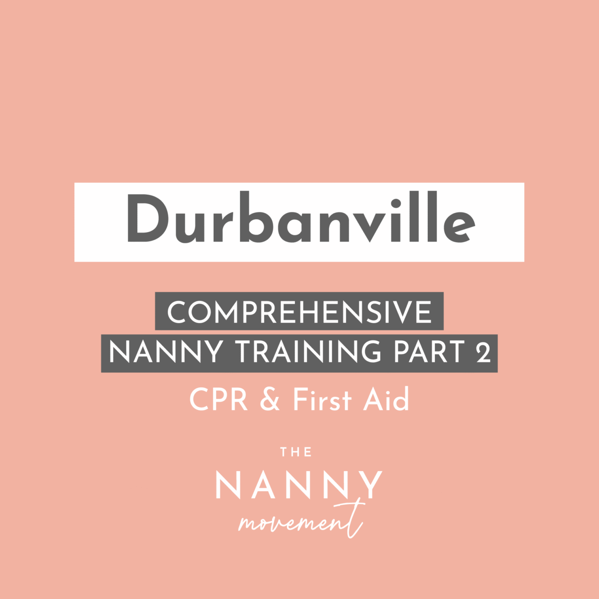 Nanny Training