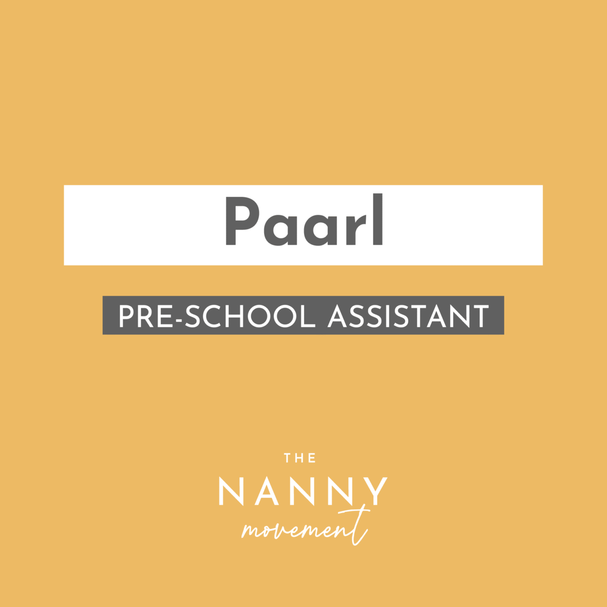 Nanny Training