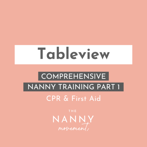 Nanny Training