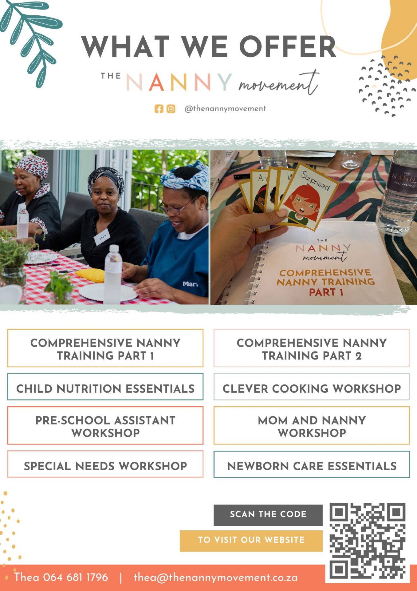 TNM Flyer Design with QR Code