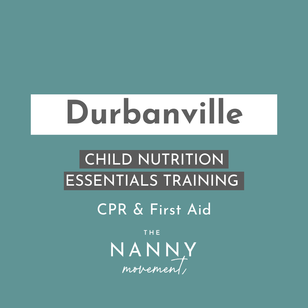 8 May - Durbanville Child Nutrition Essentials Training & CPR, choking & first aid