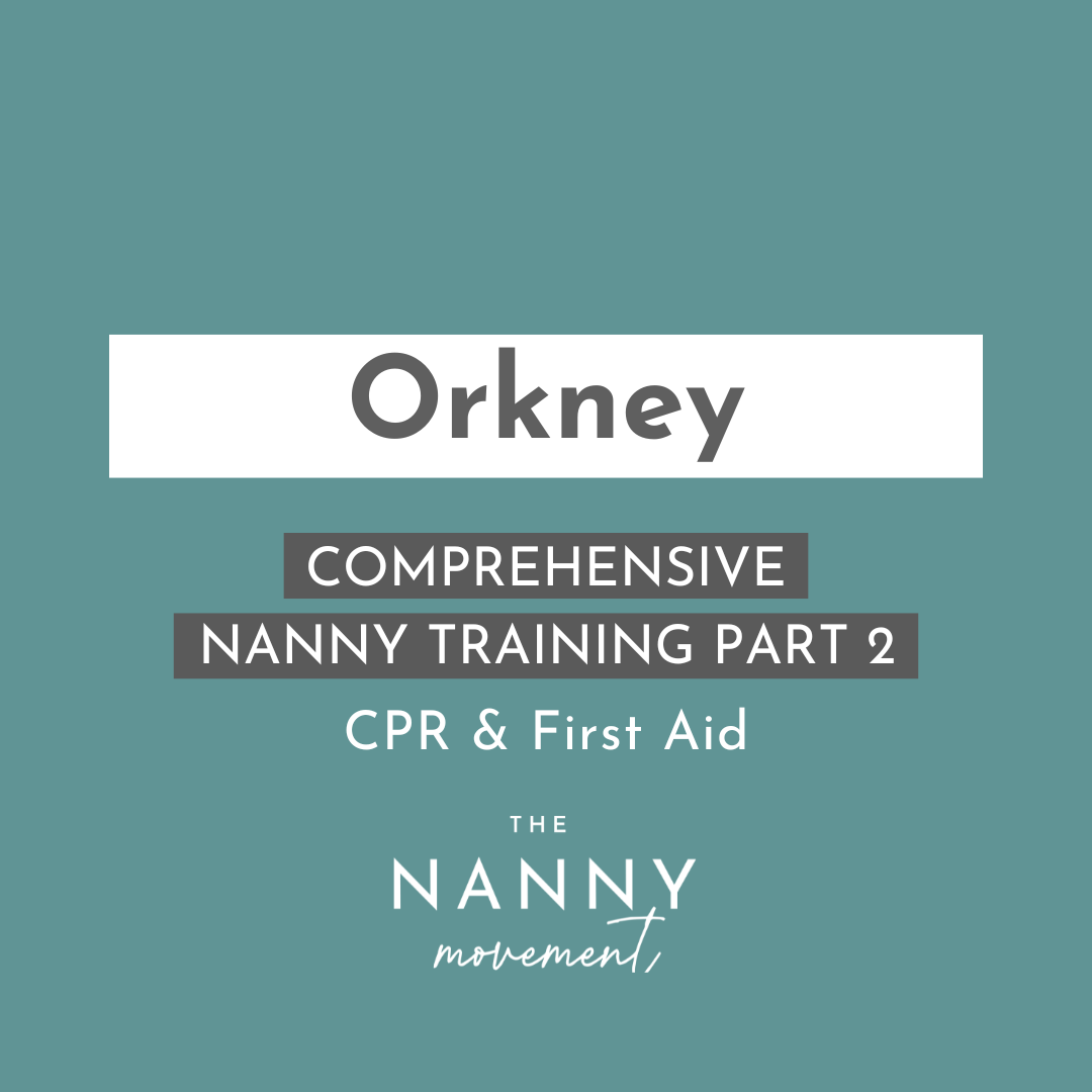 16 April - Orkney Comprehensive Nanny Training Part 2 & CPR, choking & first aid
