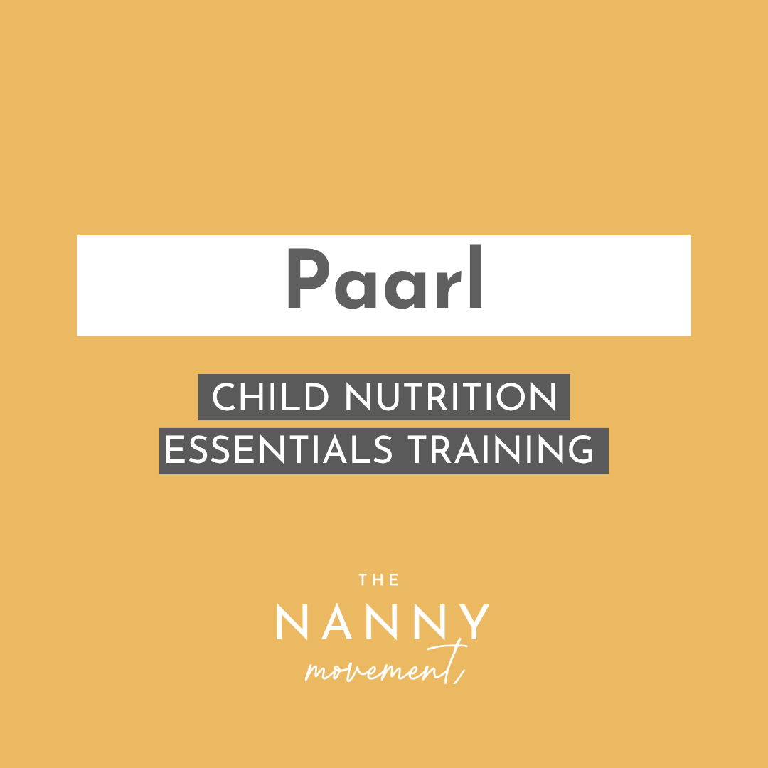 6 November - Paarl Child Nutrition Essentials