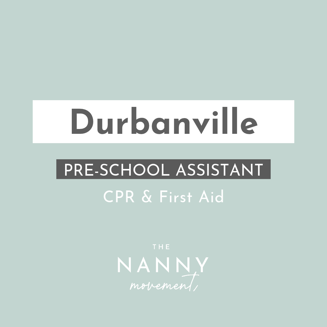 27 November - Durbanville Pre-School Assistant & CPR, choking & first aid