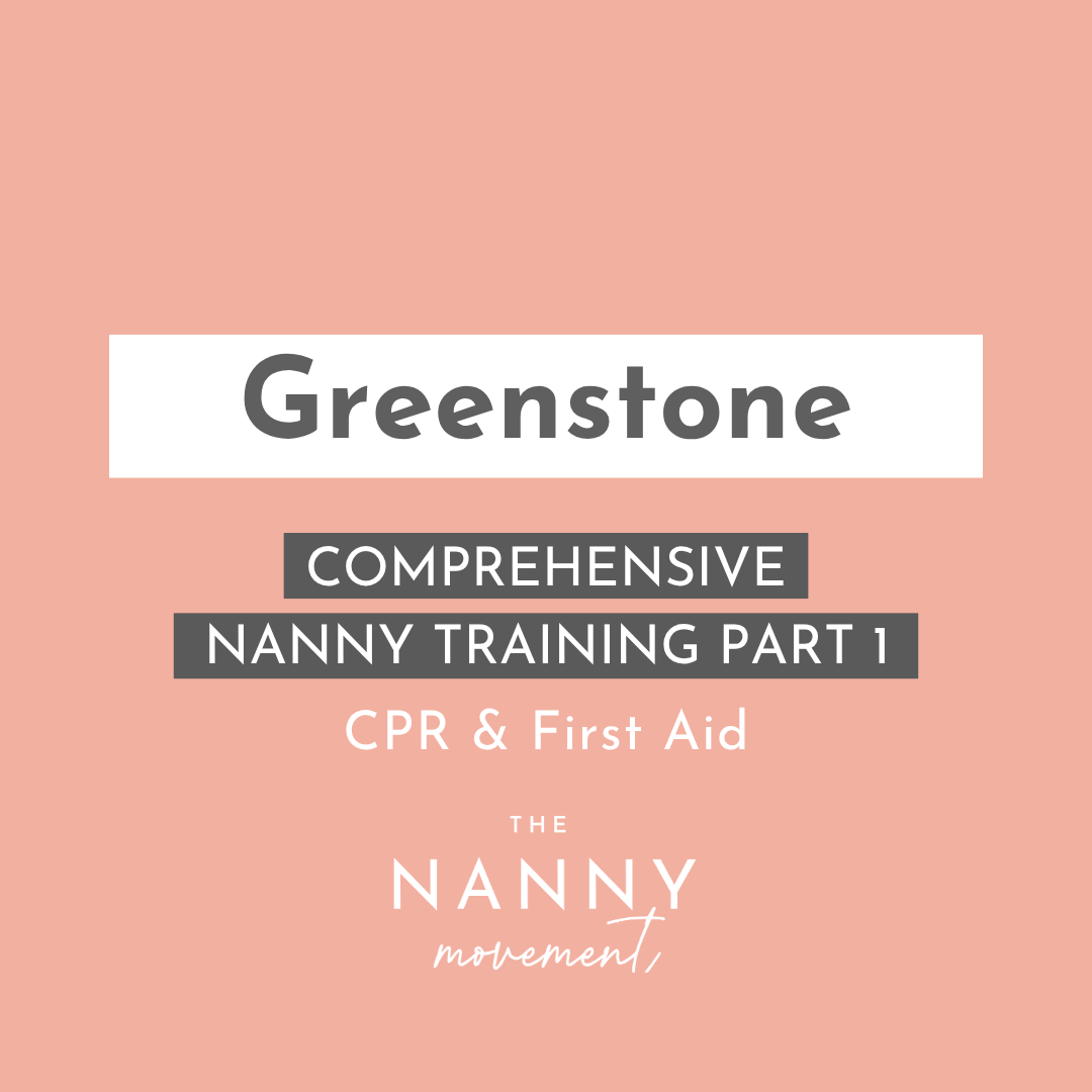6 January - Greenstone Comprehensive Nanny Training Part 1 & CPR, choking & first aid